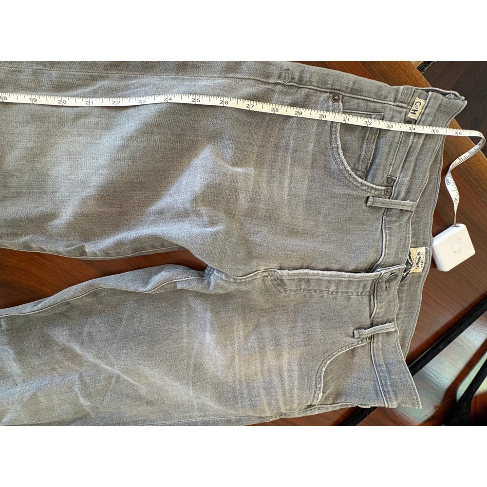 Citizens of Humanity Womens Grey Distressed Emerson Straight Leg Jeans Size 29 - Picture 6 of 9